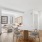 Living room with open concept into kitchen.