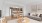 Kitchen and living room open concept design.